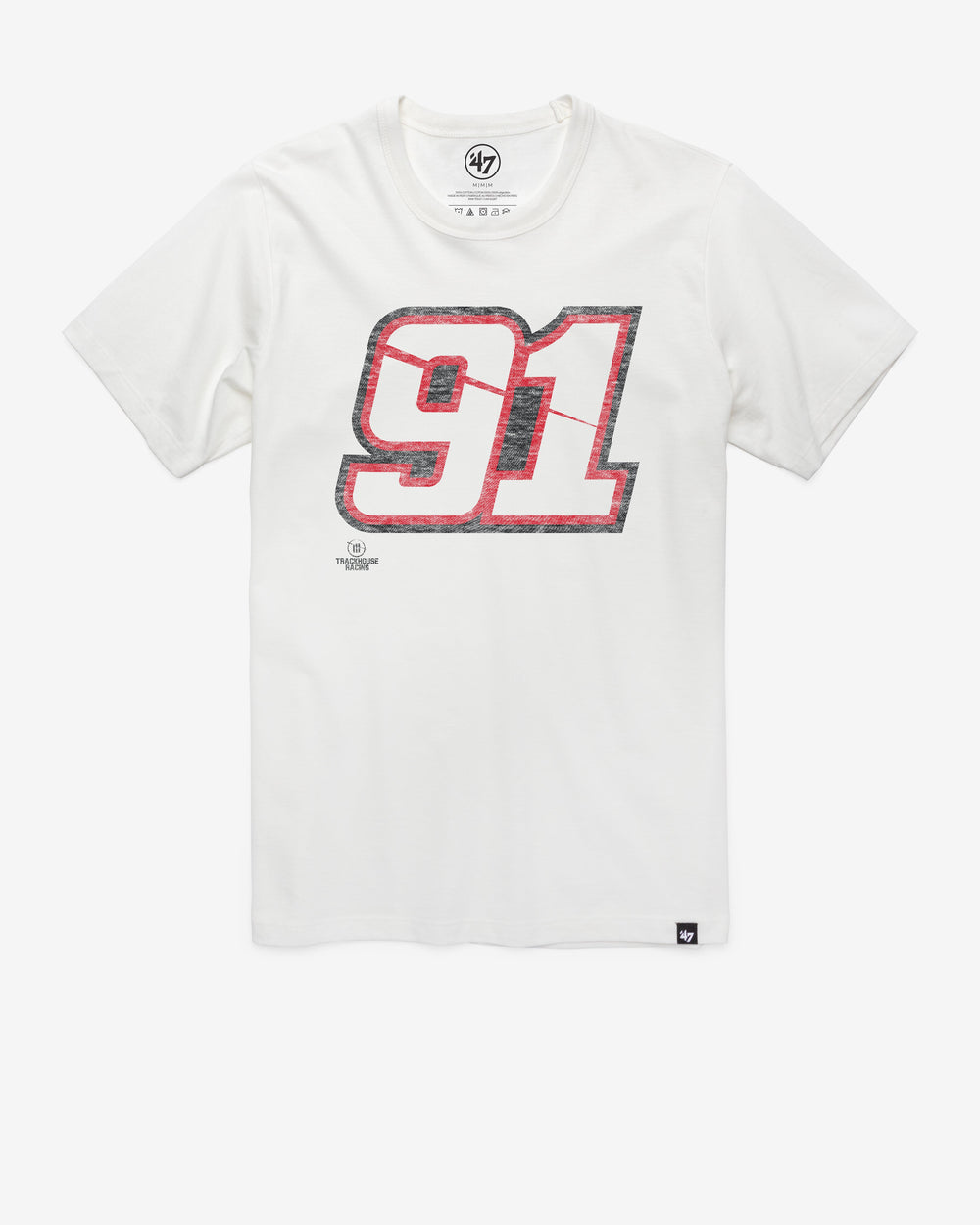 PROJECT 91 / TRACKHOUSE RACING PREMIER '47 FRANKLIN TEE WHITE WASH