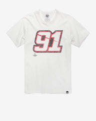 PROJECT 91 / TRACKHOUSE RACING PREMIER '47 FRANKLIN TEE WHITE WASH