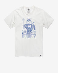 DUKE BLUE DEVILS VINTAGE GRIT '47 SCRUM TEE WHITE WASH