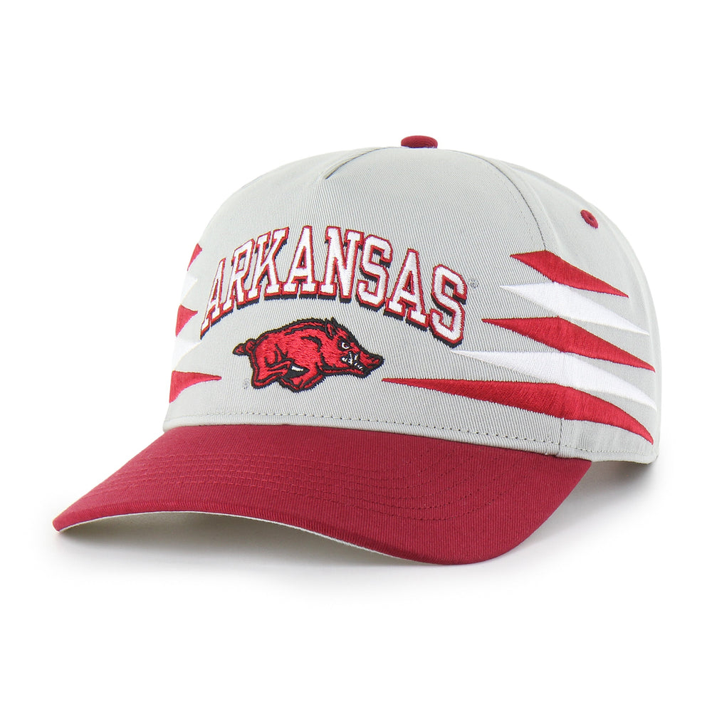 ARKANSAS RAZORBACKS DIAMOND CUT '47 HITCH GRAY