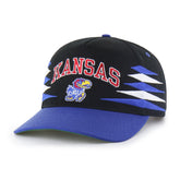 KANSAS JAYHAWKS DIAMOND CUT '47 HITCH BLACK