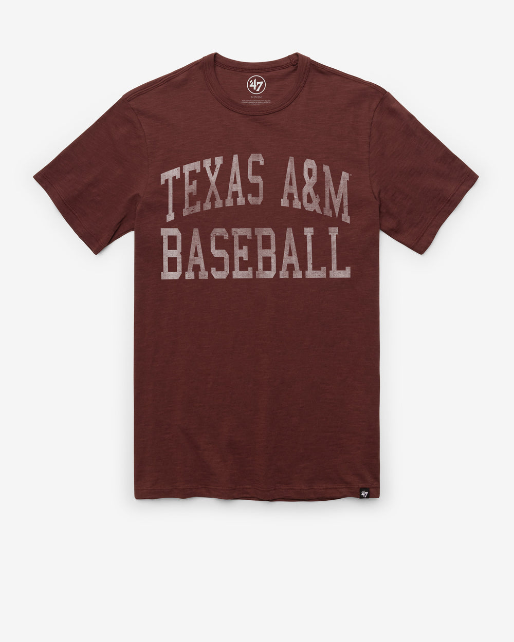 TEXAS A&M AGGIES CLASSIC BLOCK '47 SCRUM TEE MAROON