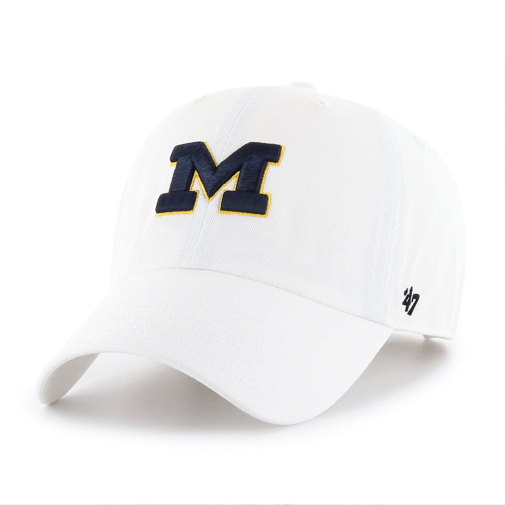 MICHIGAN WOLVERINES '47 CLEAN UP WHITE