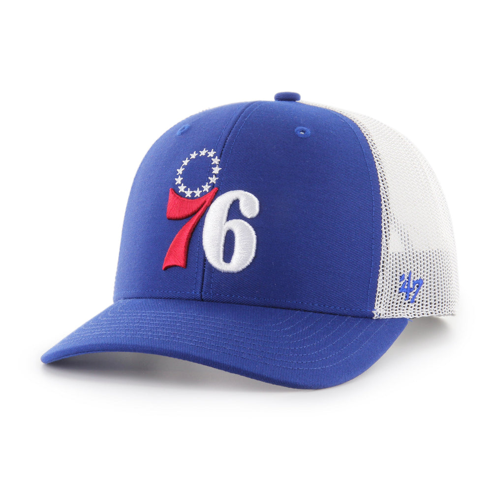 PHILADELPHIA 76ERS '47 TRUCKER ROYAL