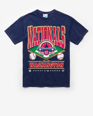 WASHINGTON NATIONALS COOPERSTOWN STRAIGHT SHOT VINTAGE '47 TUBULAR TEE DT NAVY