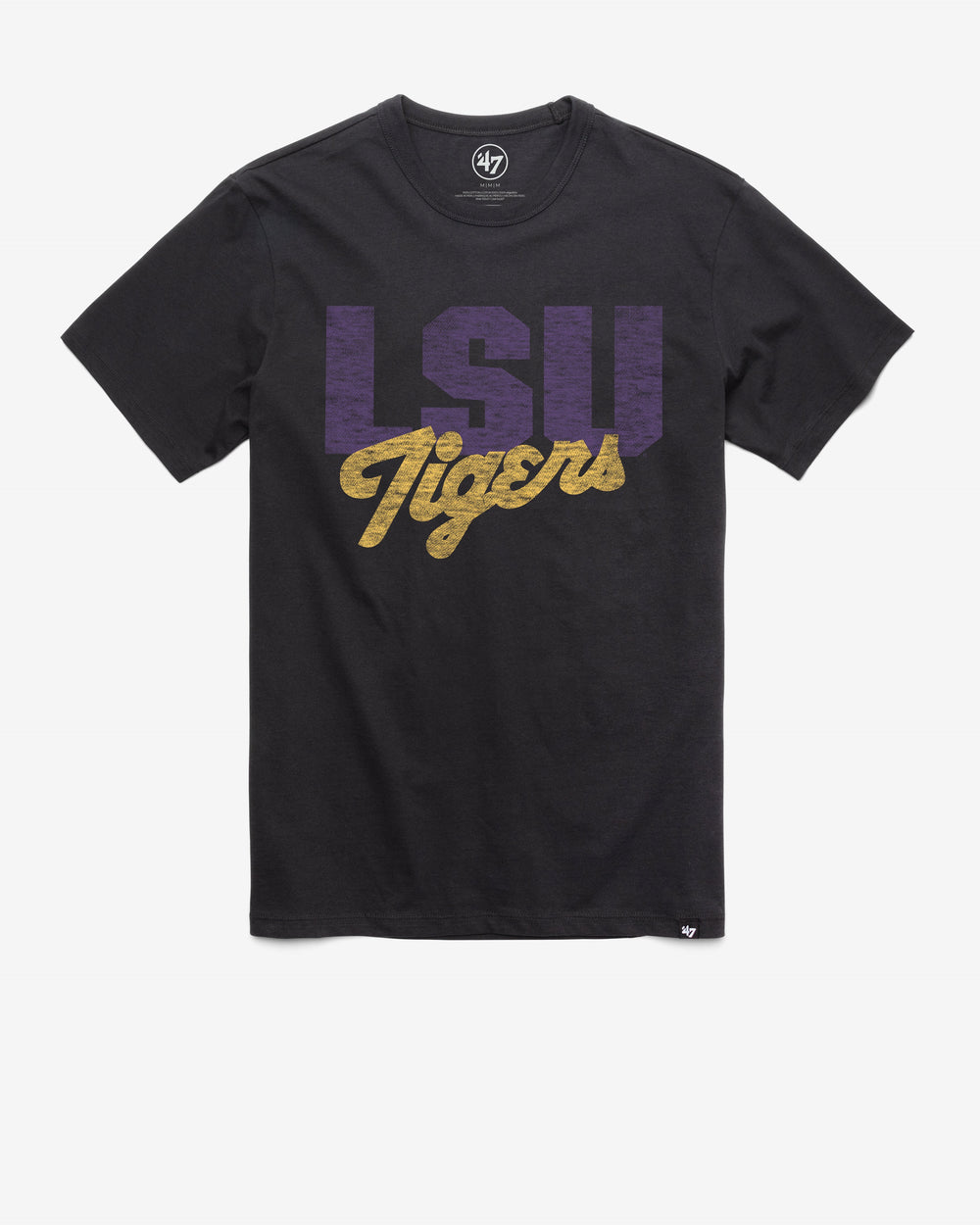 LOUISIANA STATE TIGERS LSU VINTAGE PREMIER '47 FRANKLIN TEE FLINT BLACK