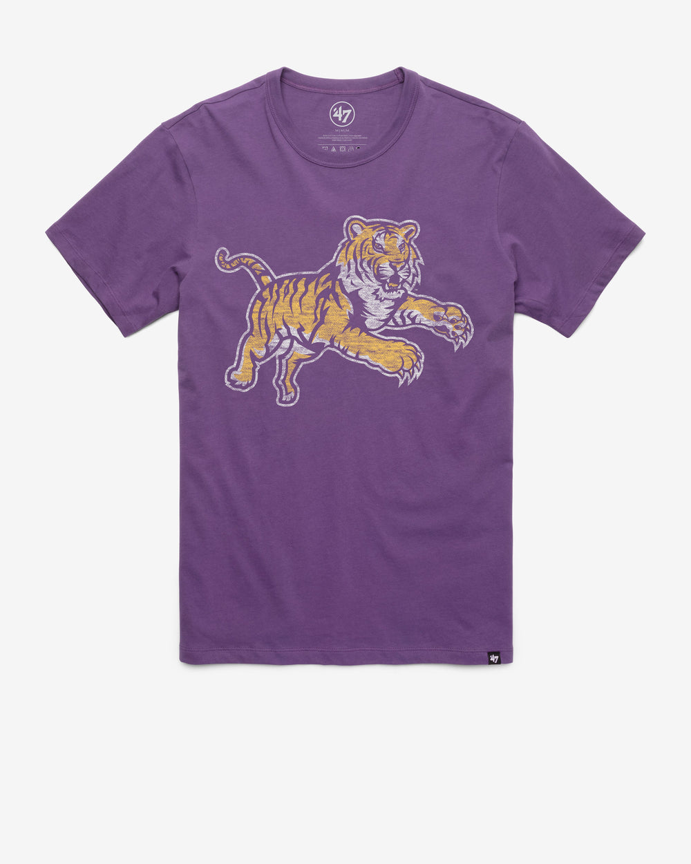 LOUISIANA STATE TIGERS LSU VINTAGE PREMIER '47 FRANKLIN TEE REGENT PURPLE