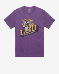 LOUISIANA STATE TIGERS LSU VINTAGE PREMIER '47 FRANKLIN TEE REGENT PURPLE