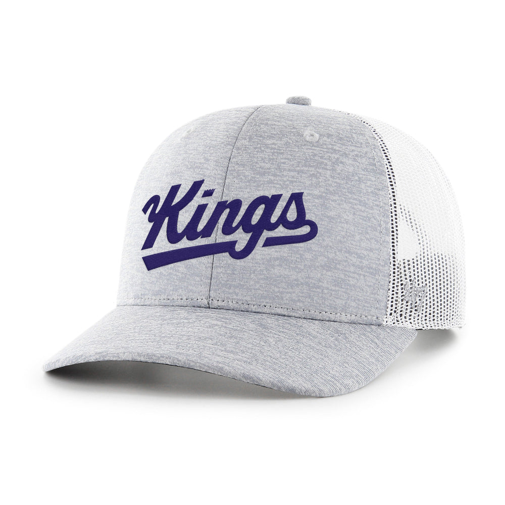 SACRAMENTO KINGS HARRINGTON SCRIPT '47 TRUCKER GRAY