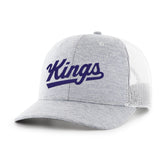 SACRAMENTO KINGS HARRINGTON SCRIPT '47 TRUCKER GRAY