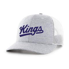 SACRAMENTO KINGS HARRINGTON SCRIPT '47 TRUCKER GRAY
