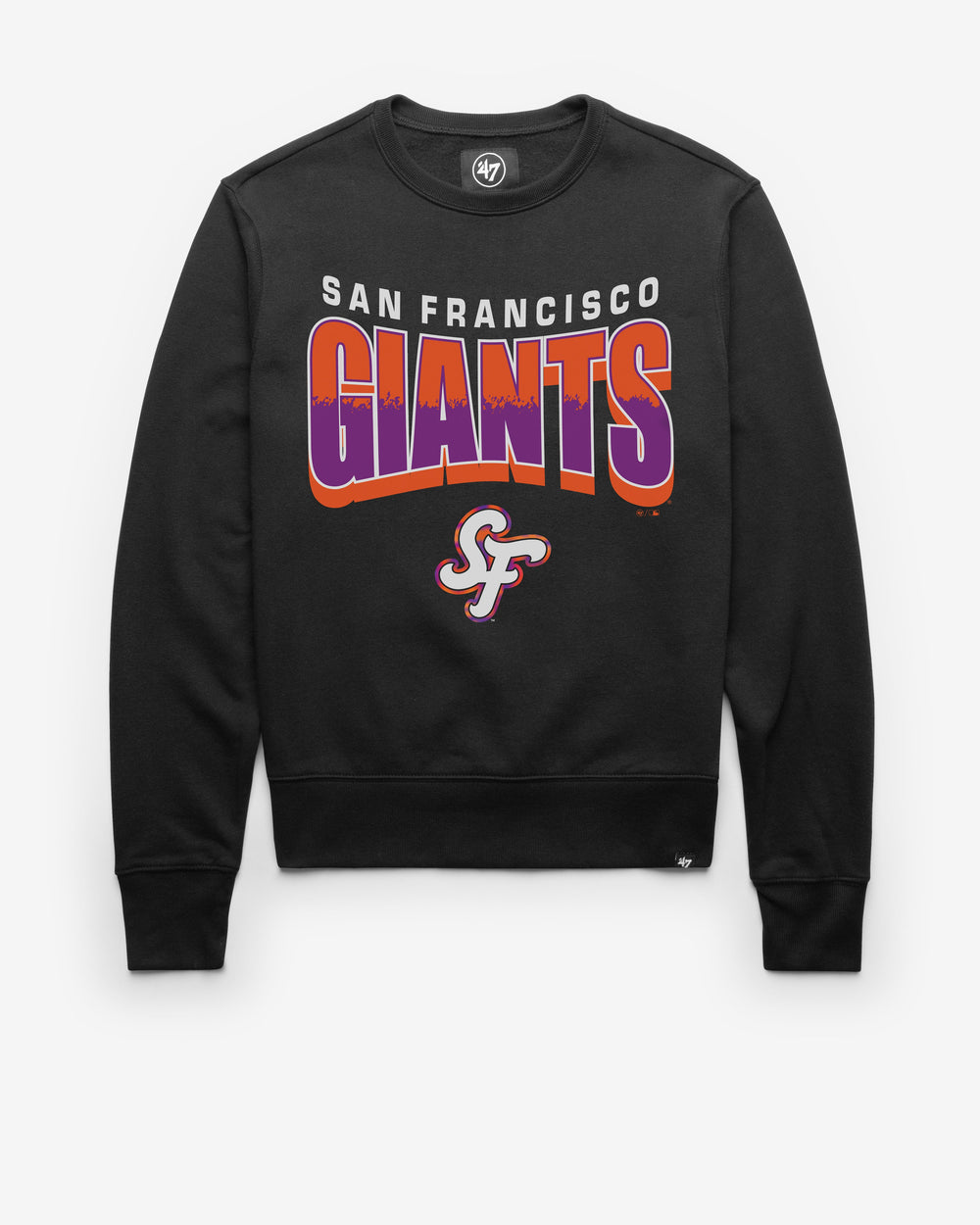 SAN FRANCISCO GIANTS CITY CONNECT BRUSH BY '47 HEADLINE CREW JET BLACK