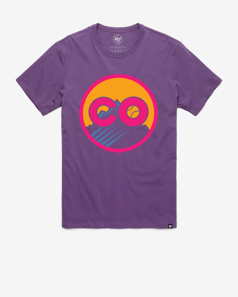 COLORADO ROCKIES CITY CONNECT IMPRINT '47 FRANKLIN TEE REGENT PURPLE
