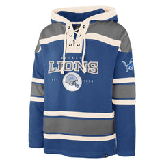 DETROIT LIONS FIRST DOWN '47 SUPERIOR LACER HOOD BLUE RAZ