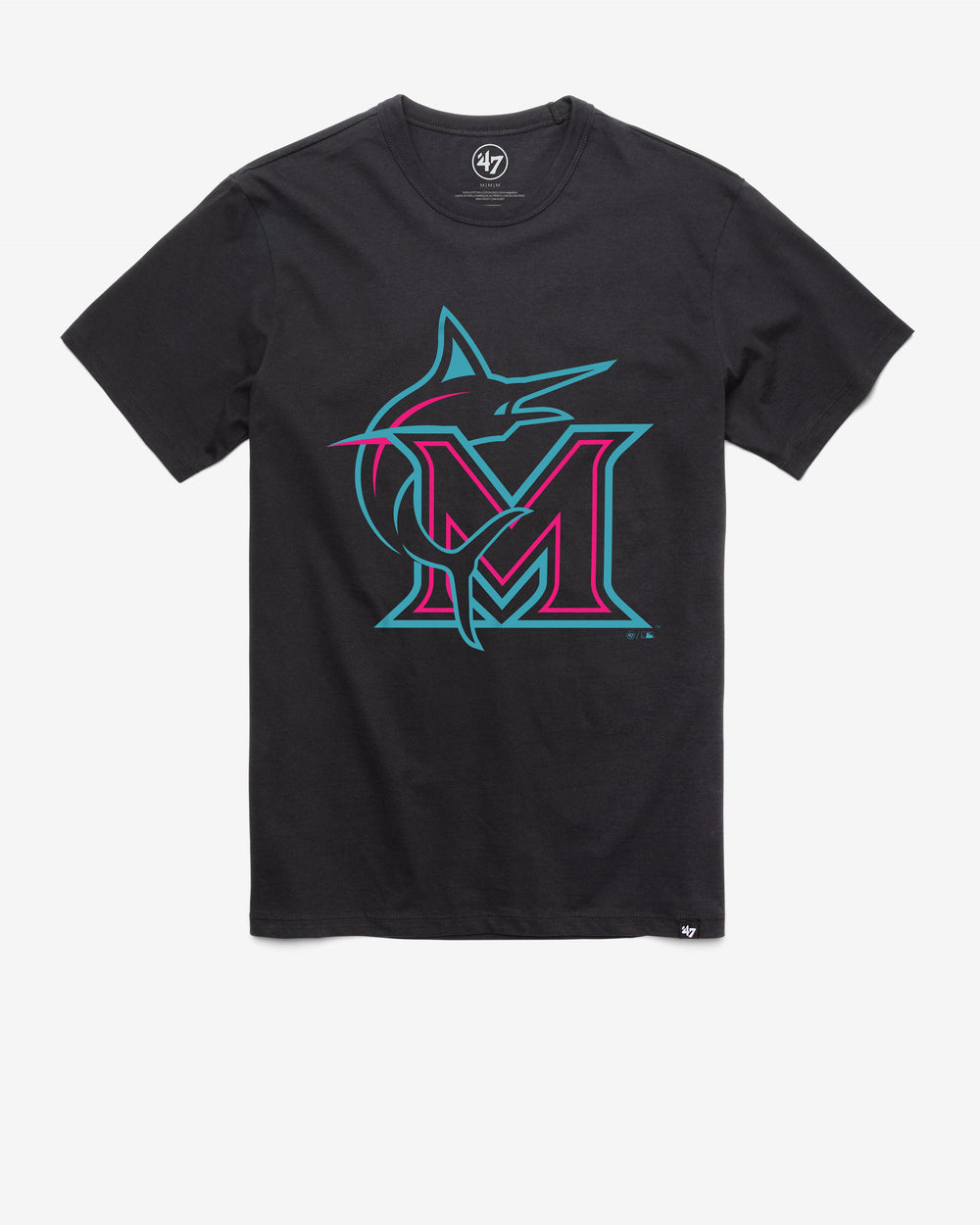 MIAMI MARLINS CITY CONNECT IMPRINT '47 FRANKLIN TEE FLINT BLACK