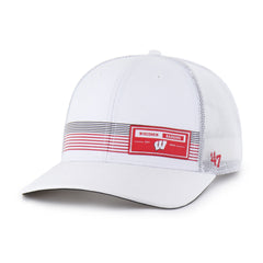WISCONSIN BADGERS RANGEFINDER STRAP '47 TRUCKER WHITE