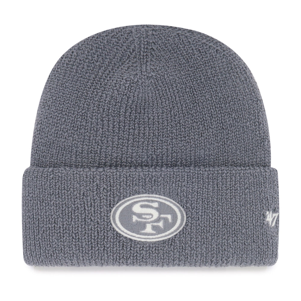 SAN FRANCISCO 49ERS FOUNDATIONAL '47 CUFF KNIT WOLF GREY