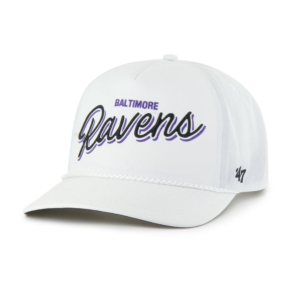 BALTIMORE RAVENS BRRR FAIRWAY '47 HITCH RF RELAXED FIT WHITE