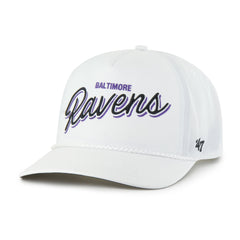 BALTIMORE RAVENS BRRR FAIRWAY '47 HITCH RF RELAXED FIT WHITE