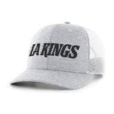 LOS ANGELES KINGS HARRINGTON SCRIPT '47 TRUCKER GRAY