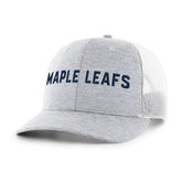 TORONTO MAPLE LEAFS HARRINGTON SCRIPT '47 TRUCKER GRAY