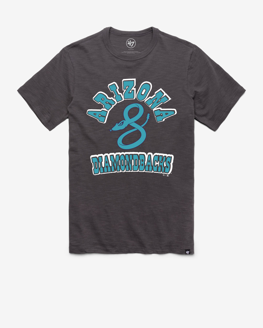 ARIZONA DIAMONDBACKS CITY CONNECT COMEBACK '47 SCRUM TEE CHARCOAL