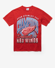 DETROIT RED WINGS VINTAGE STANLEY LOCKER VINTAGE '47 TUBULAR TEE DT RED