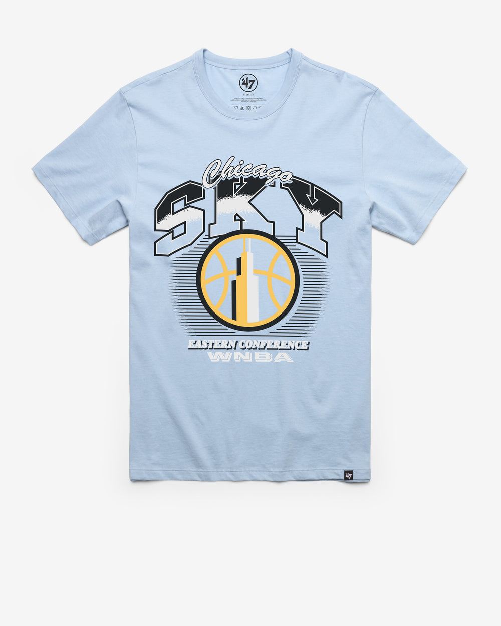 CHICAGO SKY PICK AND ROLL '47 FRANKLIN TEE GULF BLUE