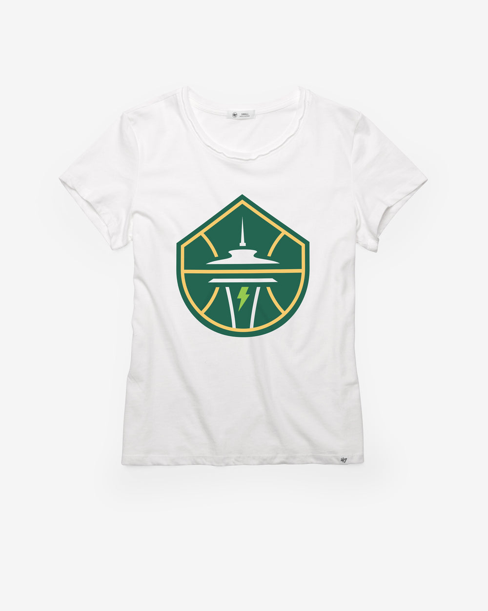 SEATTLE STORM IMPRINT '47 FRANKIE TEE WOMENS WHITE WASH