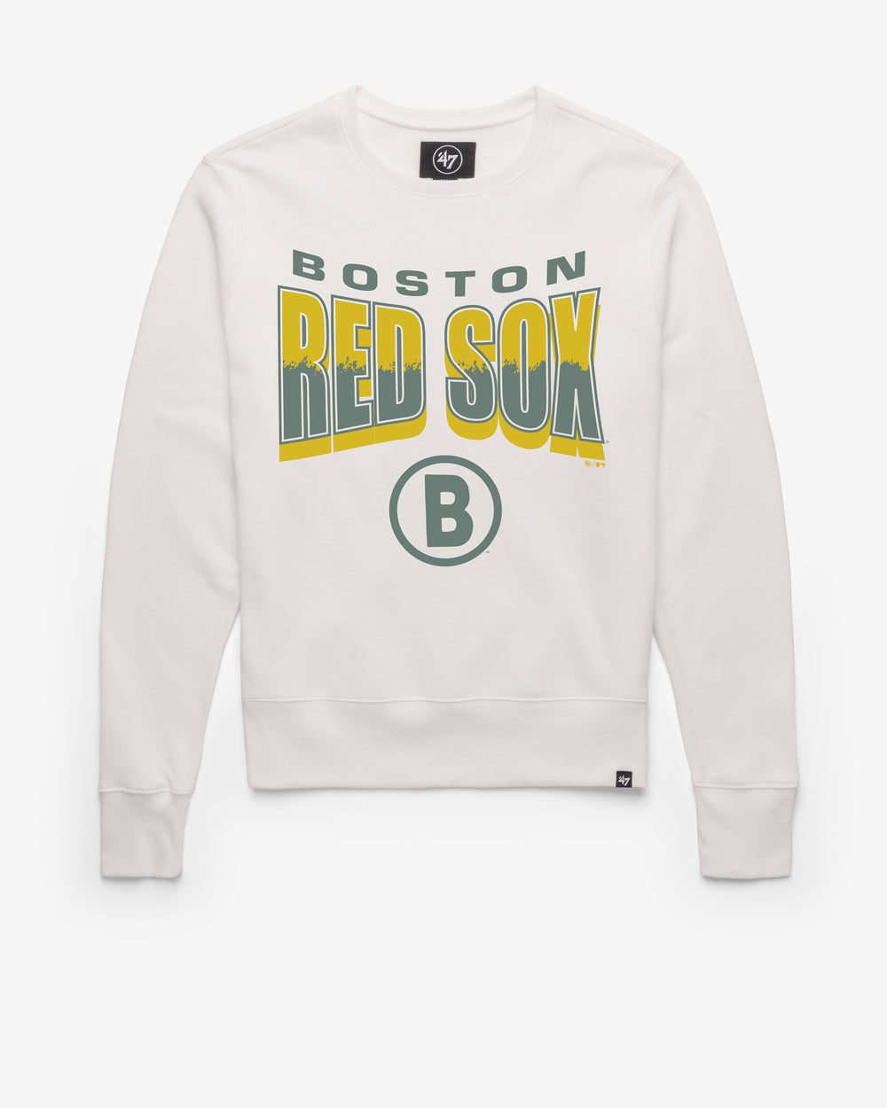 BOSTON RED SOX CITY CONNECT BRUSH BY '47 HEADLINE CREW WHITE WASH