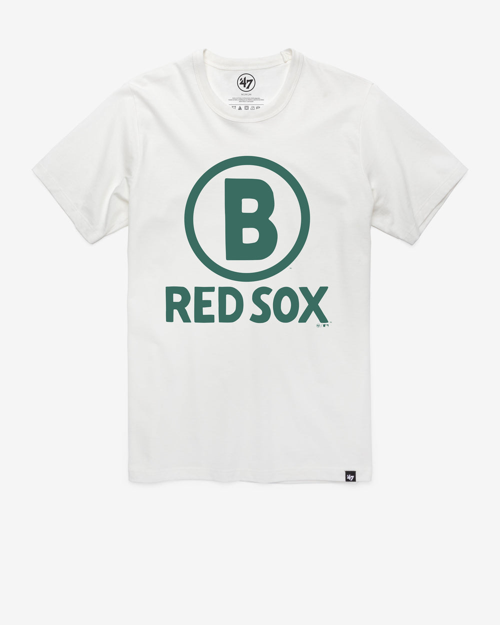 BOSTON RED SOX CITY CONNECT IMPRINT '47 FRANKLIN TEE WHITE WASH