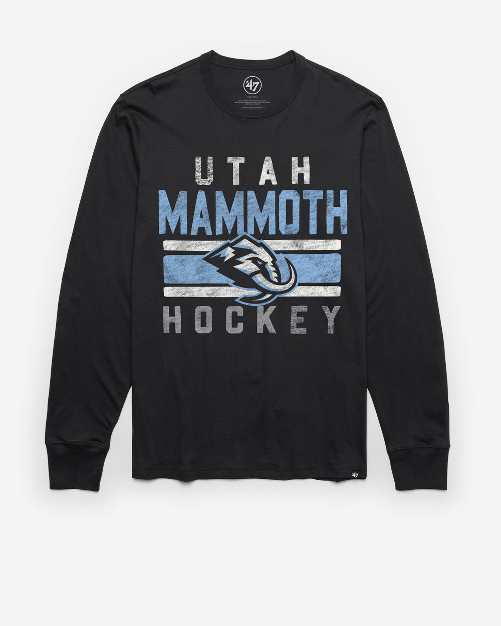 UTAH MAMMOTH TOP BIN '47 FRANKLIN LONG SLEEVE TEE FLINT BLACK