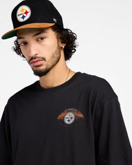 PITTSBURGH STEELERS GAME ON '47 FOUNDATION TEE BLACK
