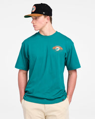 MIAMI DOLPHINS HISTORIC GAME ON '47 FOUNDATION TEE TAILGATE TEAL