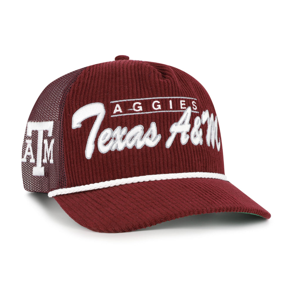 TEXAS A&M AGGIES DOUBLE HEADER MESH '47 HITCH RF RELAXED FIT DARK MAROON