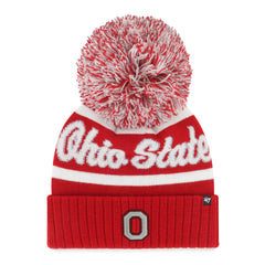 OHIO STATE BUCKEYES SPIRITED '47 CUFF KNIT WOMENS RED