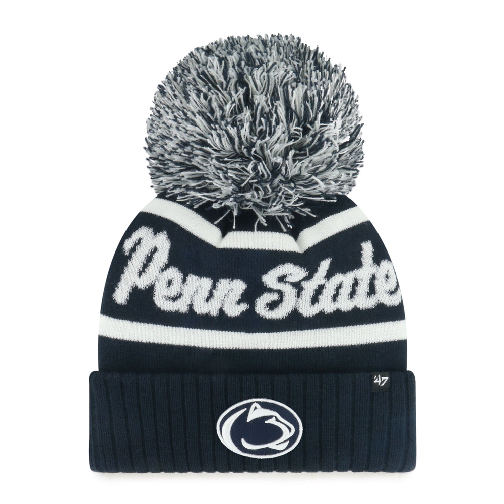 PENN STATE NITTANY LIONS SPIRITED '47 CUFF KNIT WOMENS NAVY