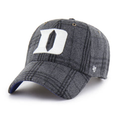 DUKE BLUE DEVILS WINDOWPANE PLAID '47 CLEAN UP DARK GRAY