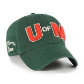 MIAMI HURRICANES ZOEY '47 CLEAN UP WOMENS DARK GREEN