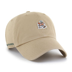 MIAMI HURRICANES VINTAGE MICRO PATCH '47 CLEAN UP KHAKI