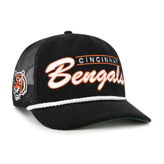 CINCINNATI BENGALS DOUBLE HEADER MESH '47 HITCH RF RELAXED FIT BLACK