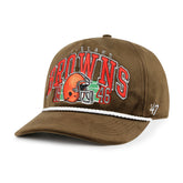 CLEVELAND BROWNS GO BIG '47 HITCH RF RELAXED FIT WOMENS BROWN