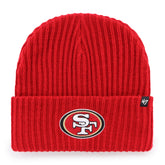SAN FRANCISCO 49ERS HARBOR '47 CUFF KNIT RED