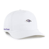 BALTIMORE RAVENS MICRO PATCH '47 HITCH RF RELAXED FIT WHITE