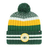 GREEN BAY PACKERS QUIVER '47 CUFF KNIT DARK GREEN