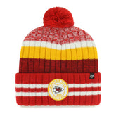 KANSAS CITY CHIEFS QUIVER '47 CUFF KNIT TORCH RED
