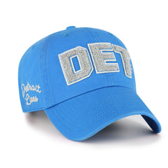 DETROIT LIONS ZOEY '47 CLEAN UP WOMENS BLUE RAZ