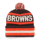 CLEVELAND BROWNS HISTORIC BERING '47 CUFF KNIT BROWN