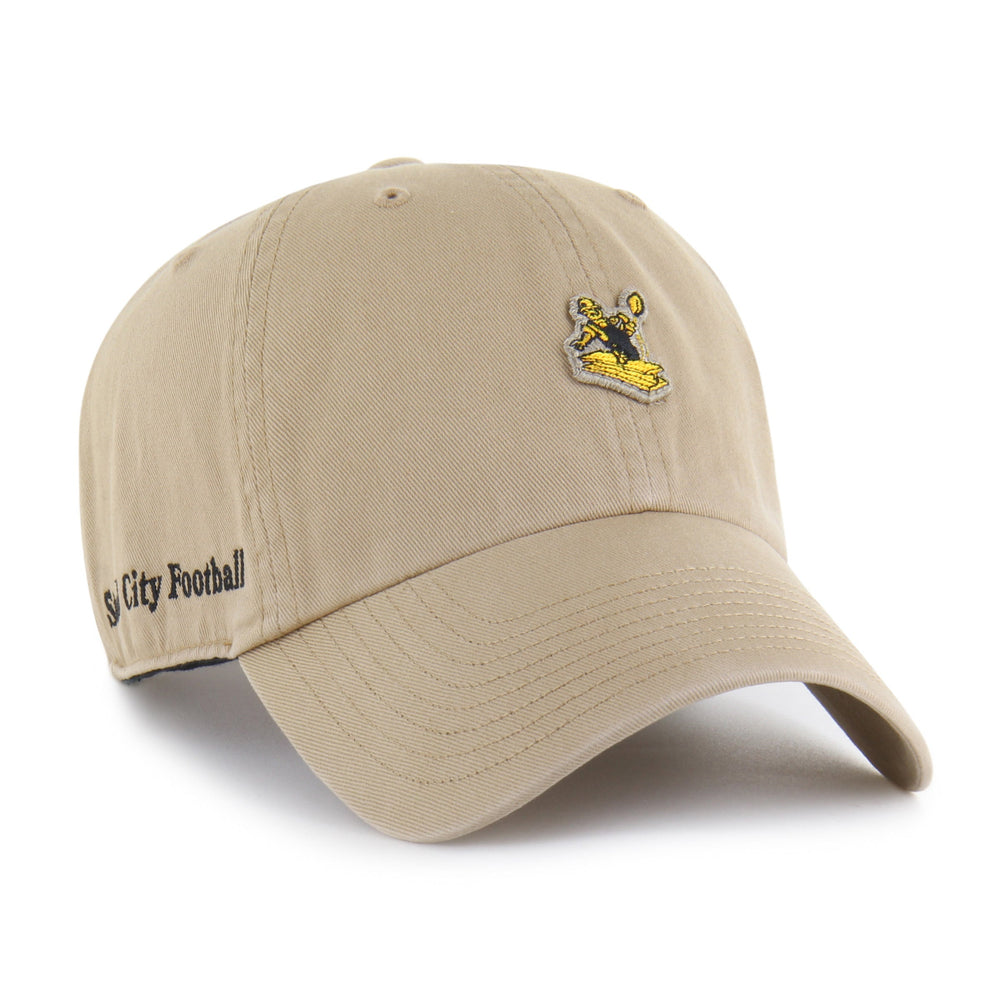 PITTSBURGH STEELERS HISTORIC MICRO PATCH '47 CLEAN UP KHAKI