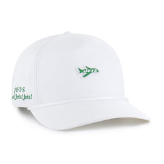 NEW YORK JETS HISTORIC MICRO PATCH '47 HITCH RF RELAXED FIT WHITE